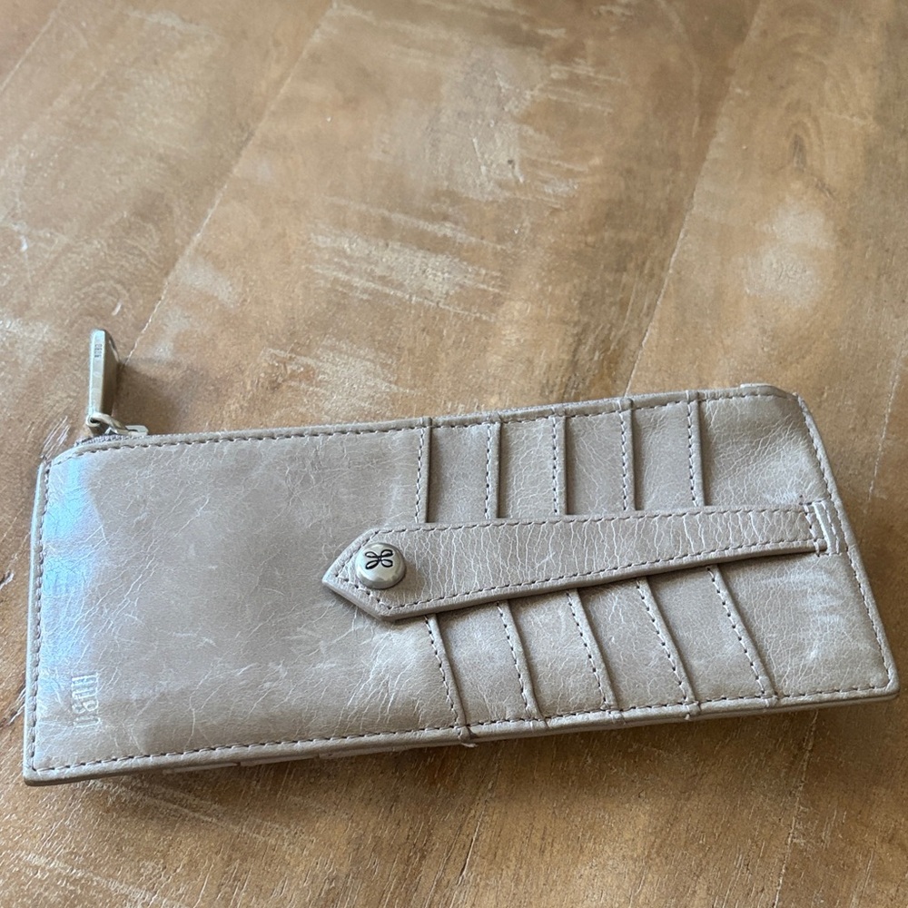 HOBO Tan Leather Wallet